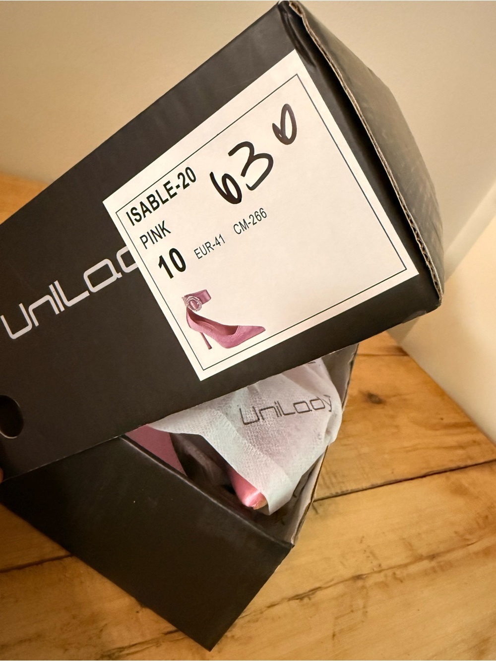 Unl00q ISABLE-20 Women's Pink Heel